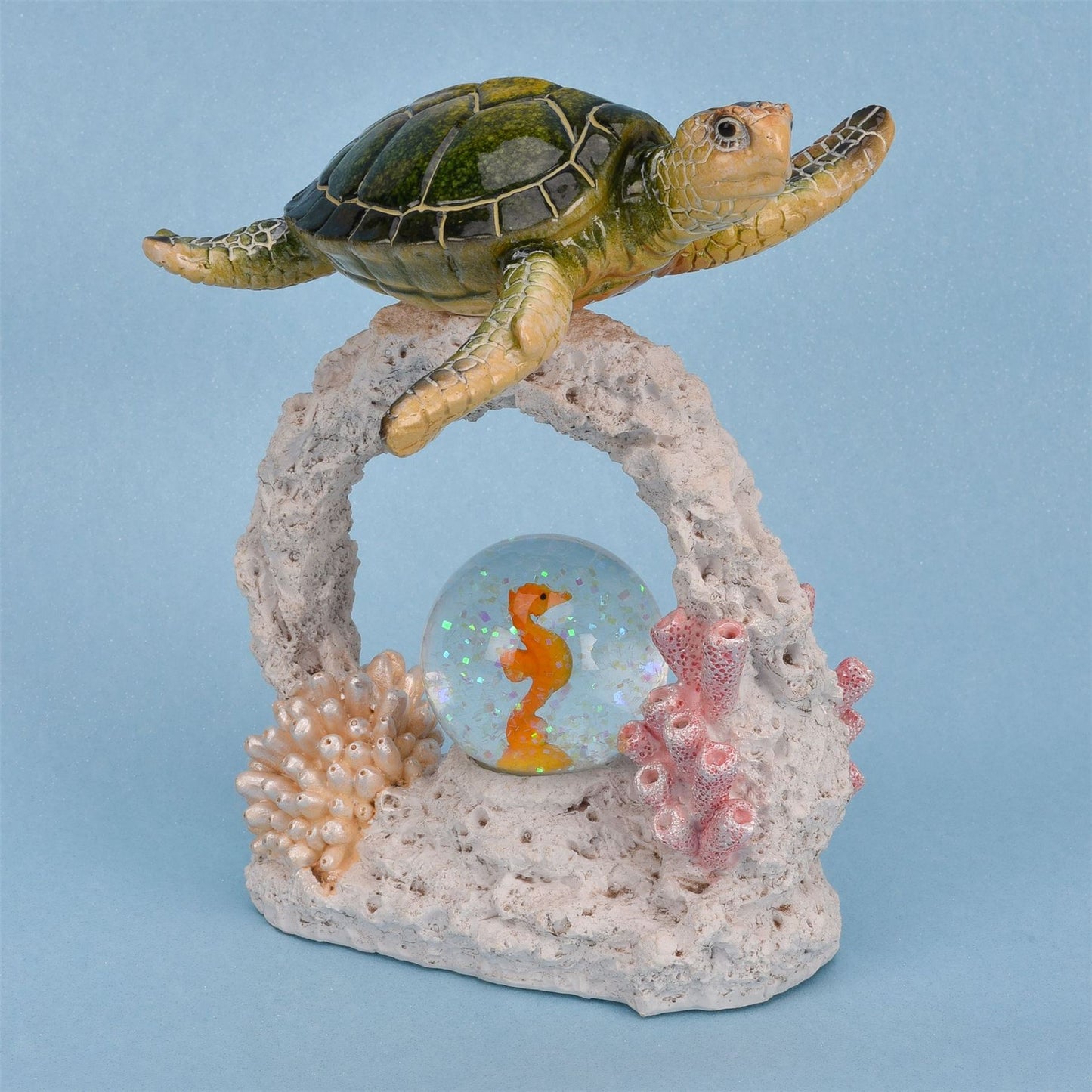 Naturecraft Turtle and Coral Figurine