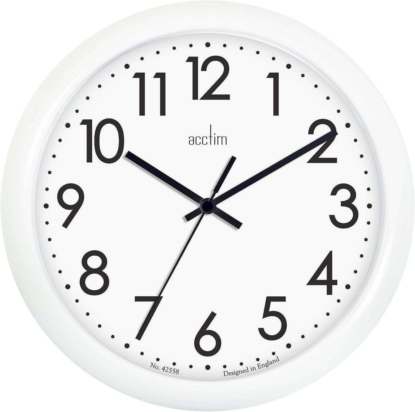 Acctim Abingdon Wall Clock 25.5cm Available Multiple Colour