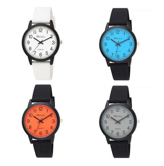 Ravel Mens Sports Silicone Watch R1814 Available Multiple Colour