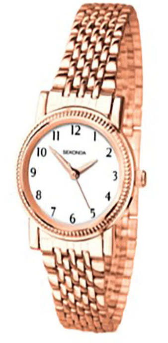 Sekonda Ladies Rose Gold Classic bracelet Watch 40105