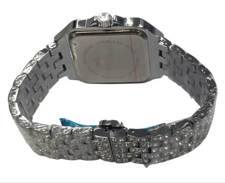 NY London KDW Mens Fashion Bling Assorted Watch Dated Square Dial Bracelet Watch Available Multi Colour