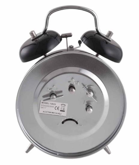 Acctim Saxon Large Double Bell Alarm clock Available Multiple Colour