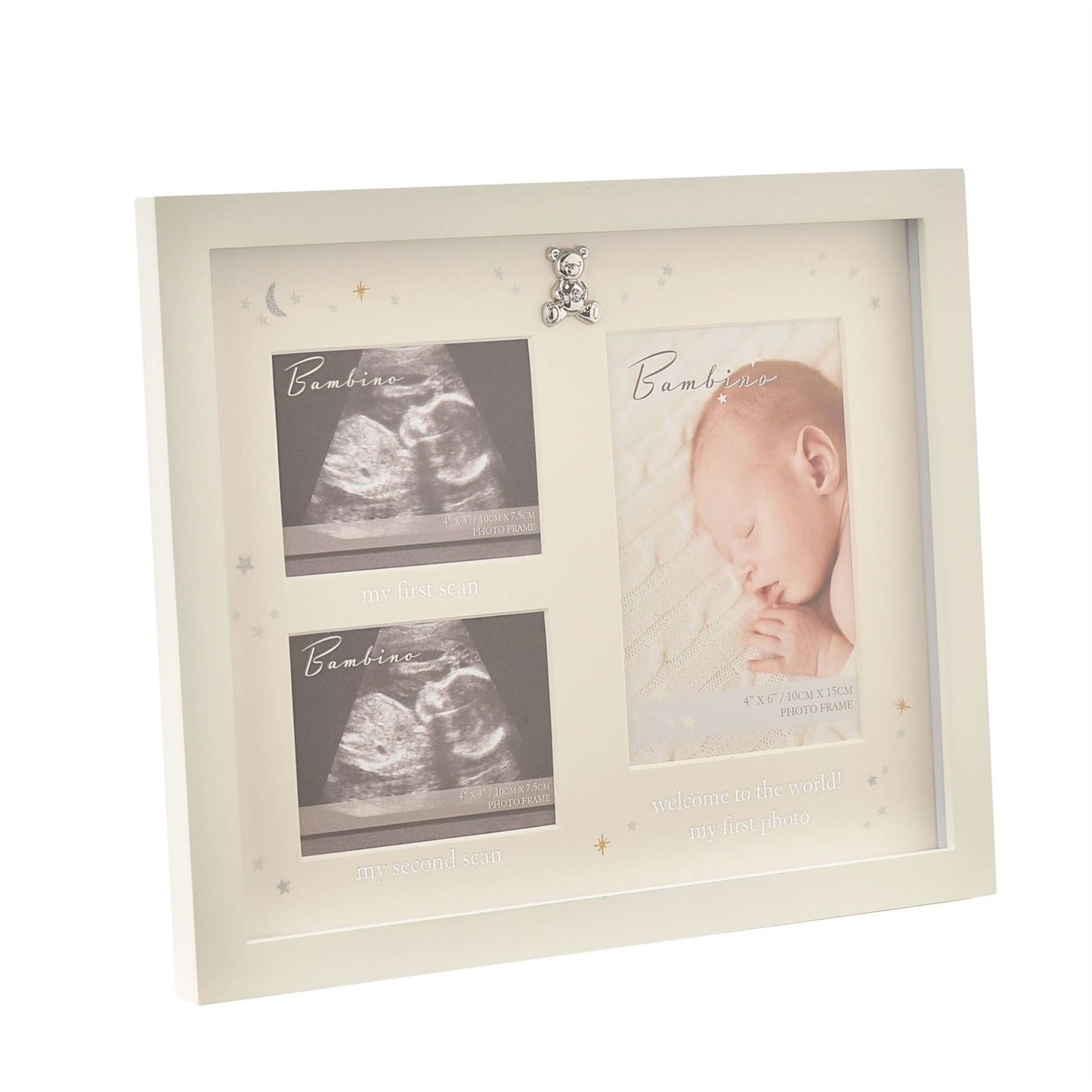 Bambino Scan Photo Frame With Teddy Icon
