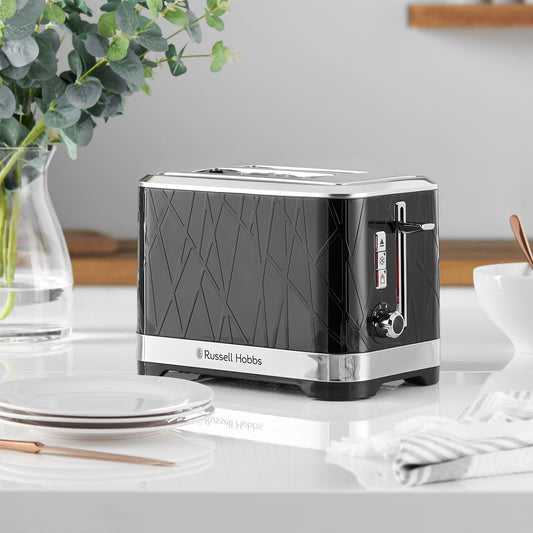 Russell Hobbs Structure Black 2-Slice Toaster