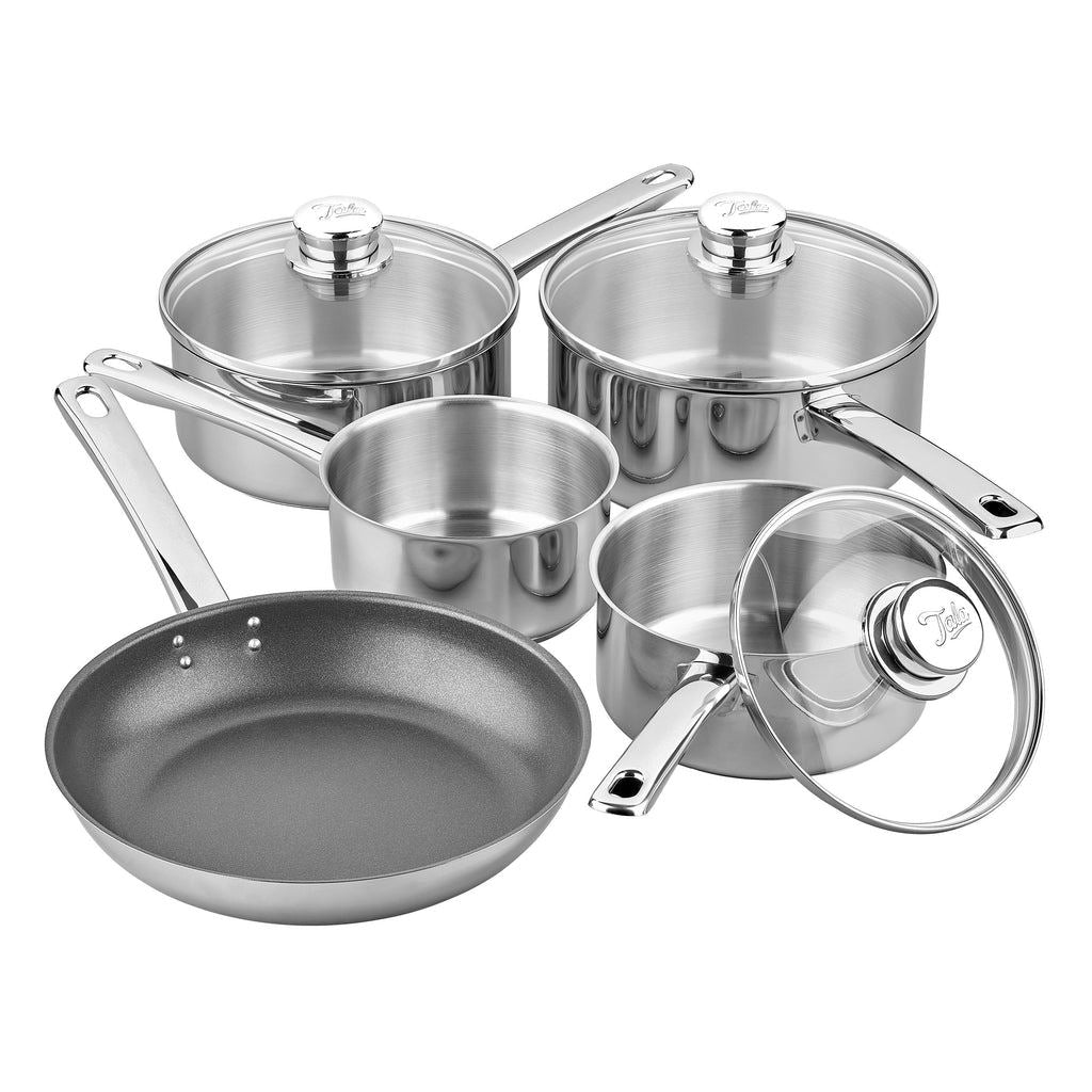Tala Performance Classic 5 Piece Cookware Set 14 /16 /18 /20cm Pots and 24cm Pan (Carton of 1)