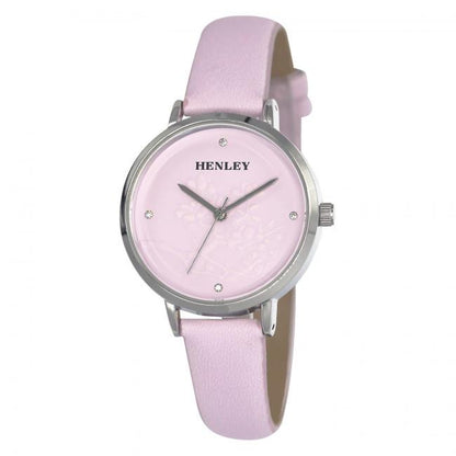 Henleys Ladies Bling Embossed Branchlet Watch H06169 Available Multiple Colour
