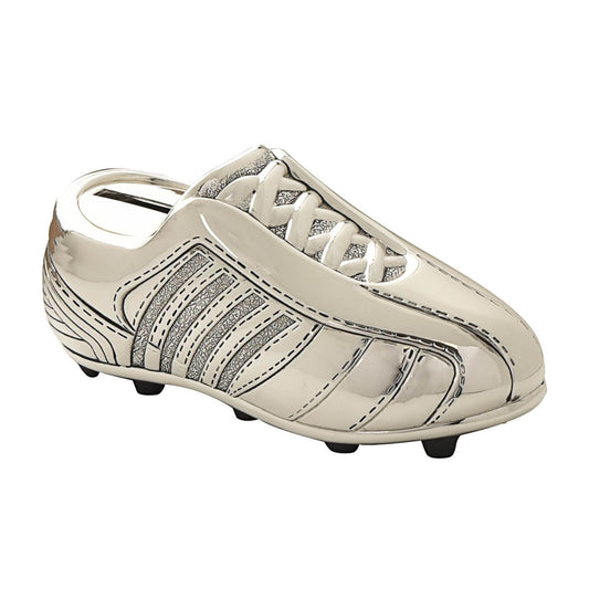 Bambino Silverplated Football Boot Money Box