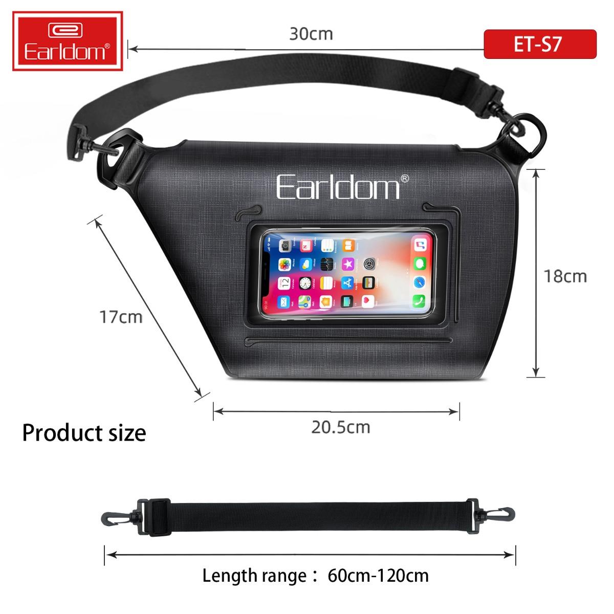 EARLDOM Waterproof Crossbody Bag / Bike Holder