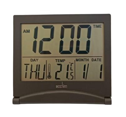Acctim Mini Flip 2 Folding Digital Travel Alarm Clock 1578 Available Multiple Colour