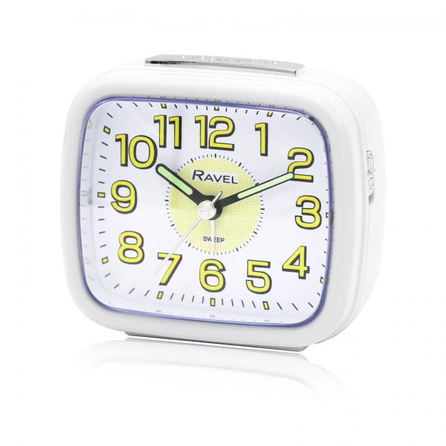 Ravel Mid sized Bedside Quartz Alarm Clock RC044 Available Multiple Colour