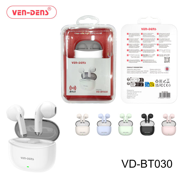 True Wireless Stereo Earphones Bluetooth 5.4 Earbuds (BT030)