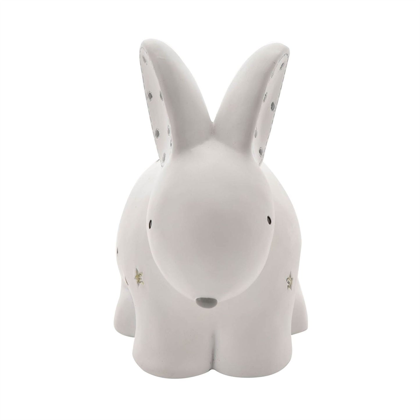 Bambino White Resin Money Box - Rabbit