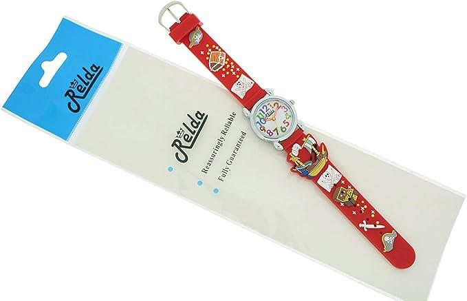 Relda Children's Big Number Analog Silicone Strap Girl's Watch REL10 Available Multiple Colour