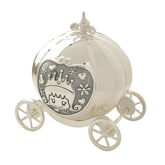 Bambino Silver Plated Money Box -  Coach