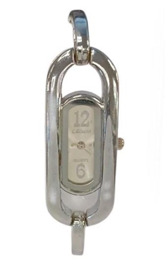 Luisant Ladies Fashion Duel Oval Dial Silver Steel Bracelet Strap Watch - CLEARANCE NEEDS RE-BATTERY Available Multiple Colour