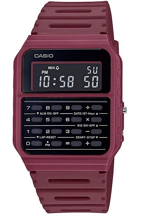Casio Mens Fashion Digital Calculator Retro Dial with Plastic Rubber Strap Sports Watch - CA-53WF Available Multiple Colour