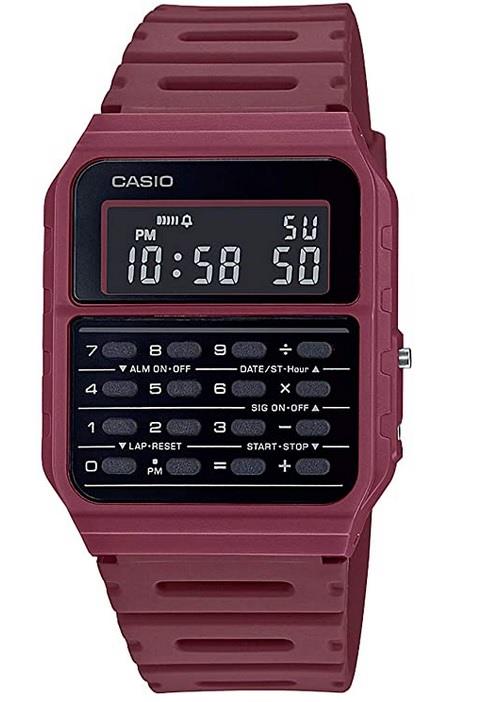 Casio Mens Digital Calculator Retro Dial with Plastic Rubber Strap Watch - CA-53WF Available Multiple Colour