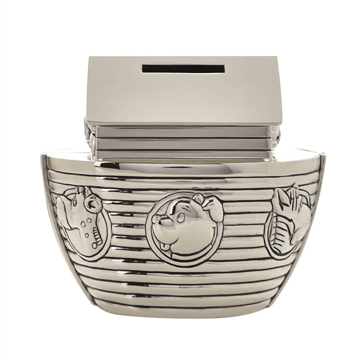 Bambino Silver Plated  Noah's Ark Money Box