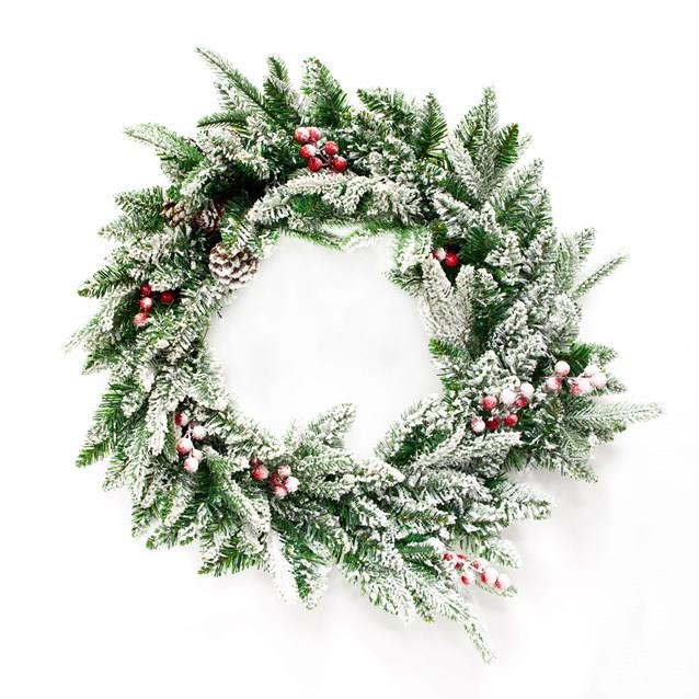 The Christmas Workshop Pre-Lit Wreath 60 cm