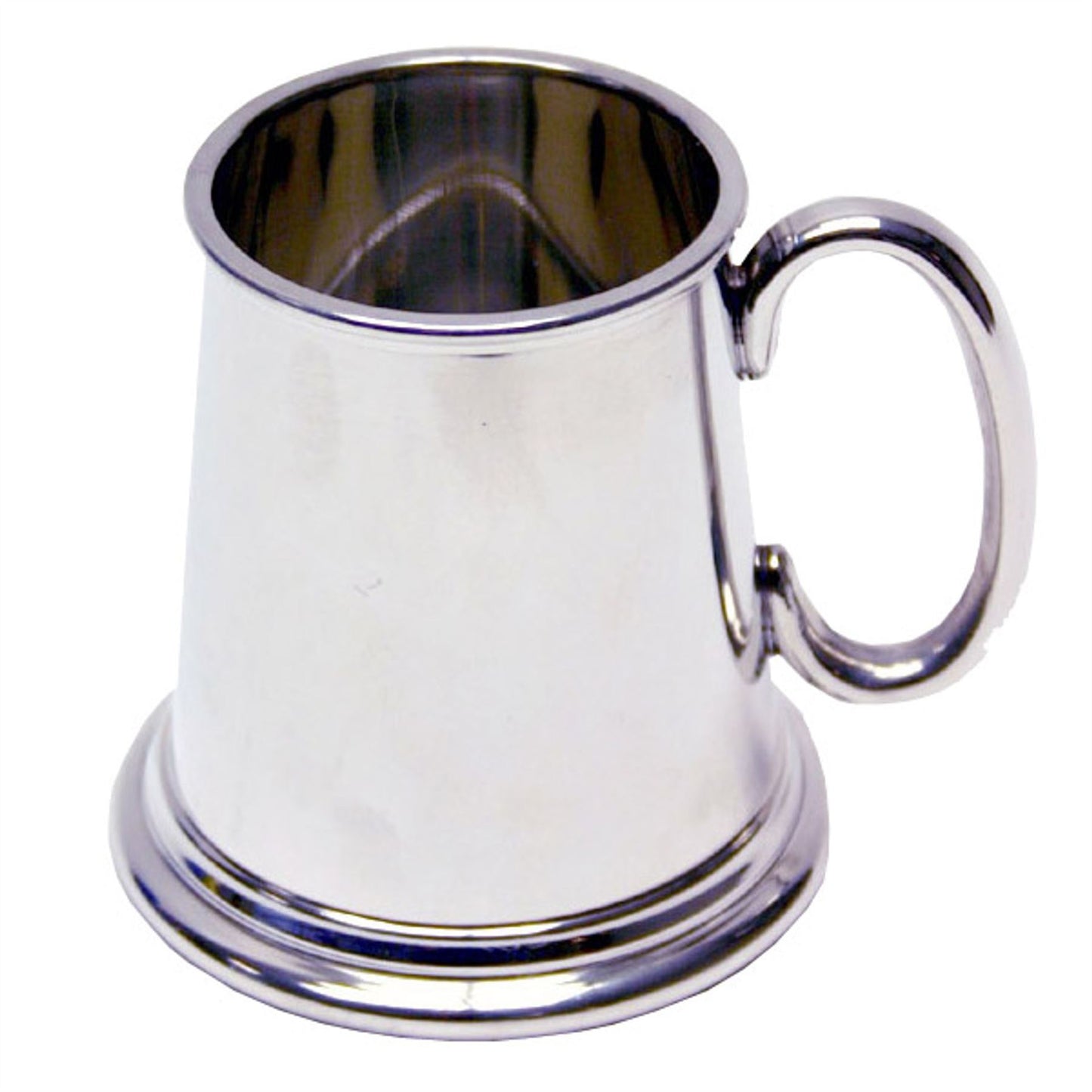 Baby Mug - Pewter Plain "C" Handle - GIFT BOXED
