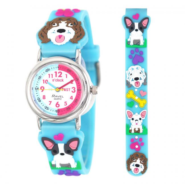 Ravel Children Girls & Boys 3D Cartoon Time Teacher Watch R1513-2 Available Multiple Design