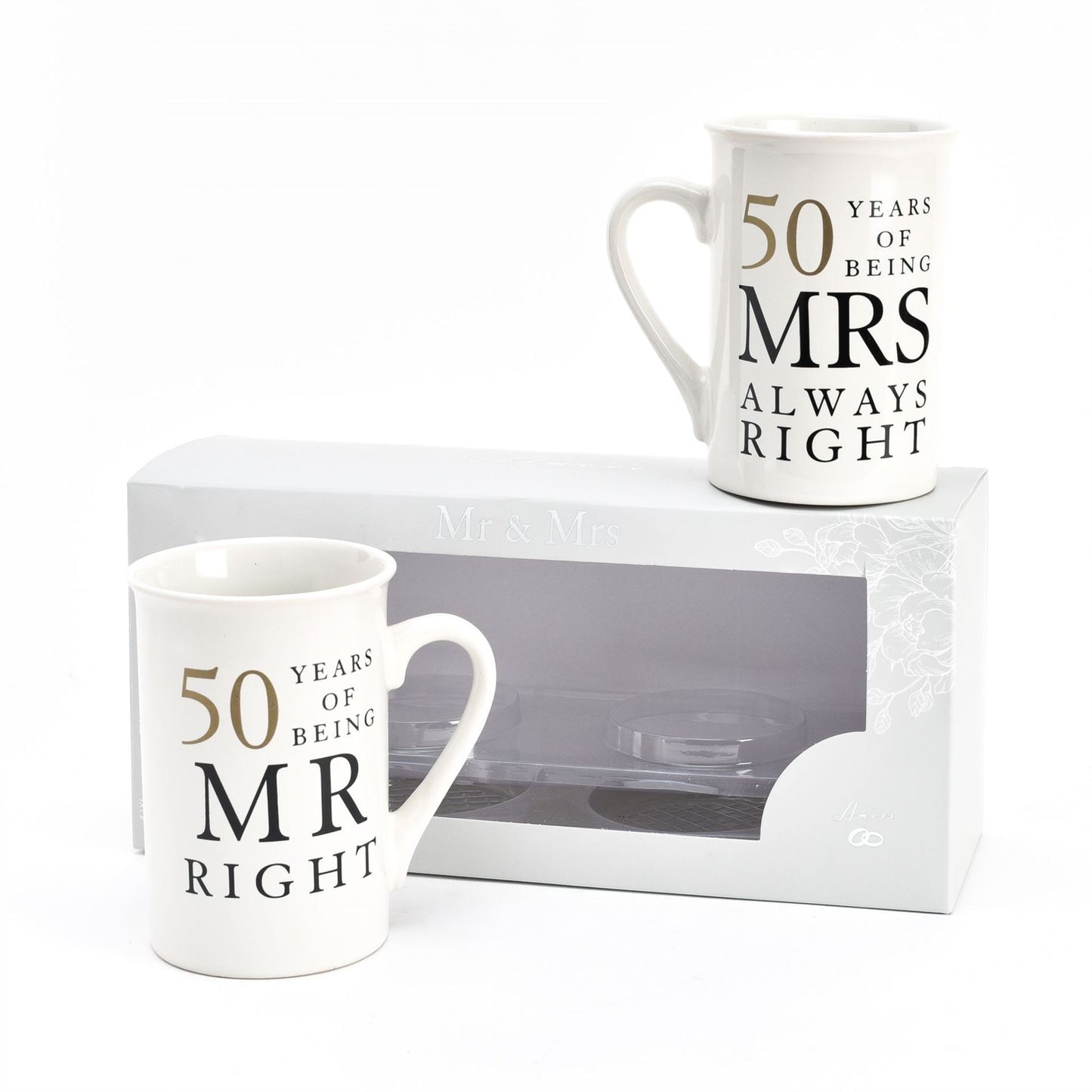 Amore Gift Set - 50 Years Of Mr Right/Mrs Always Right