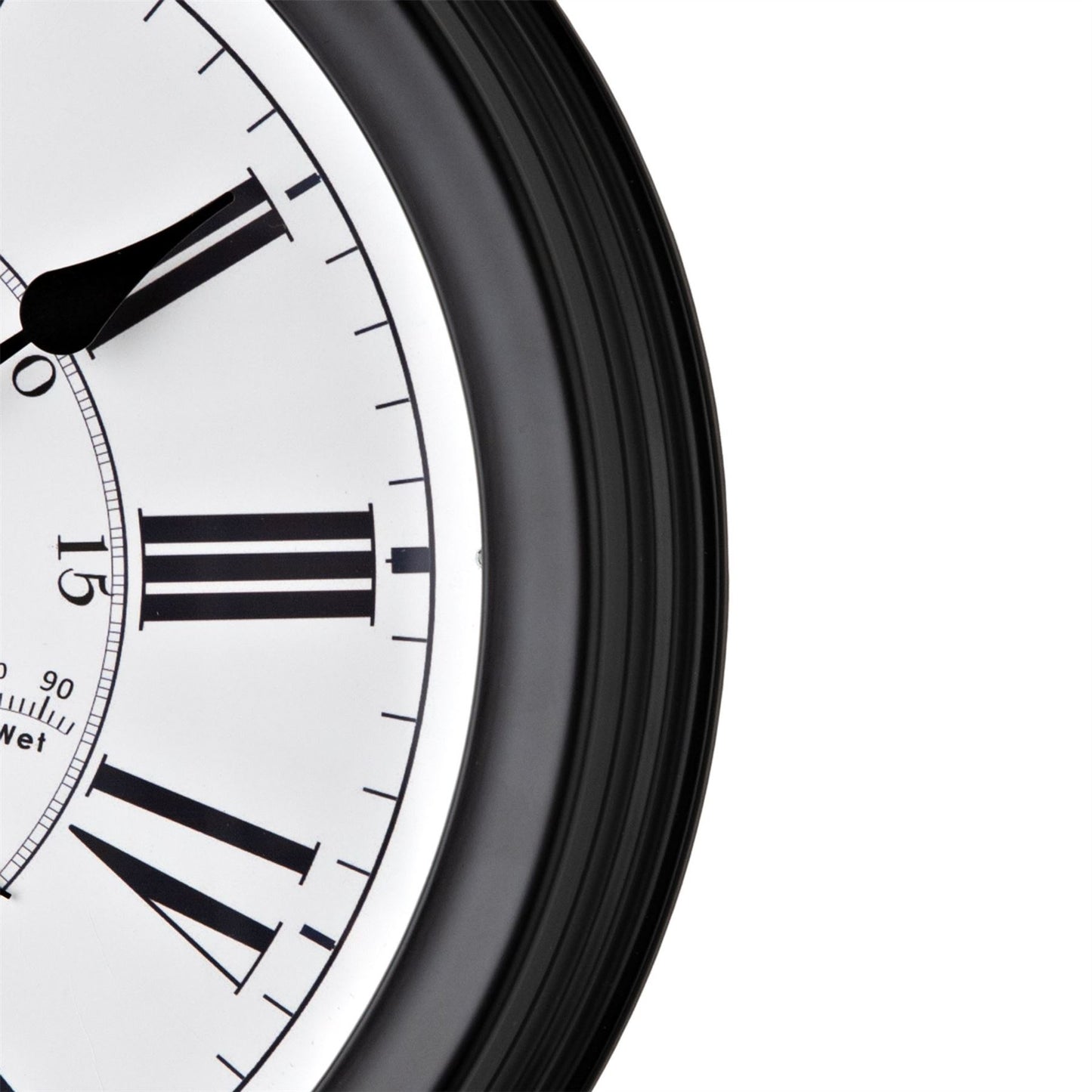 Hometime 35.5cm Roman Dial Sound Controlled With LED Light Wall Clock Available Multiple Colour