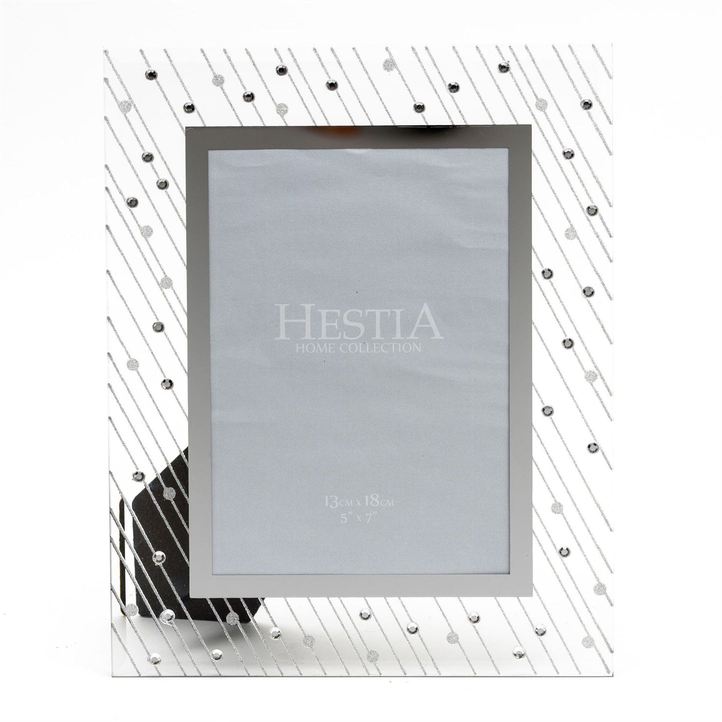 Hestia Mirror Glass Raindrop Design Frame 5" x 7"