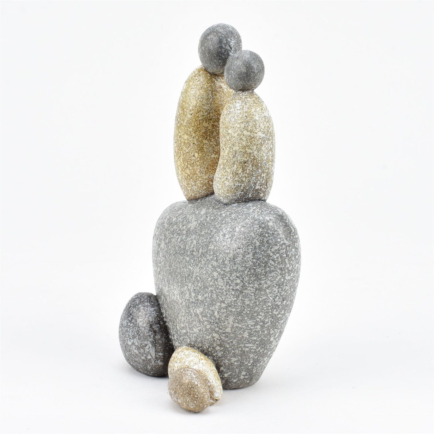 Hestia Pebble Couple Sitting Figurine