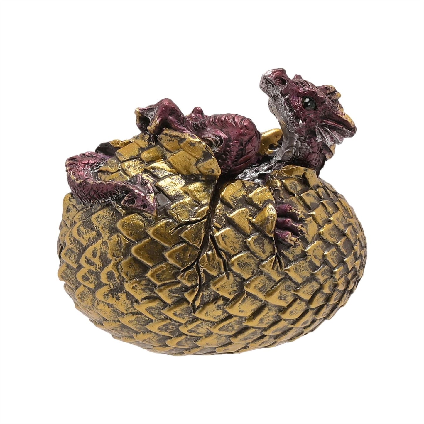 Fang Golden Dragon Egg Figurine