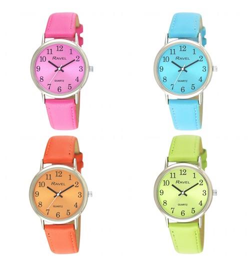 12 colour strap watches hot sale