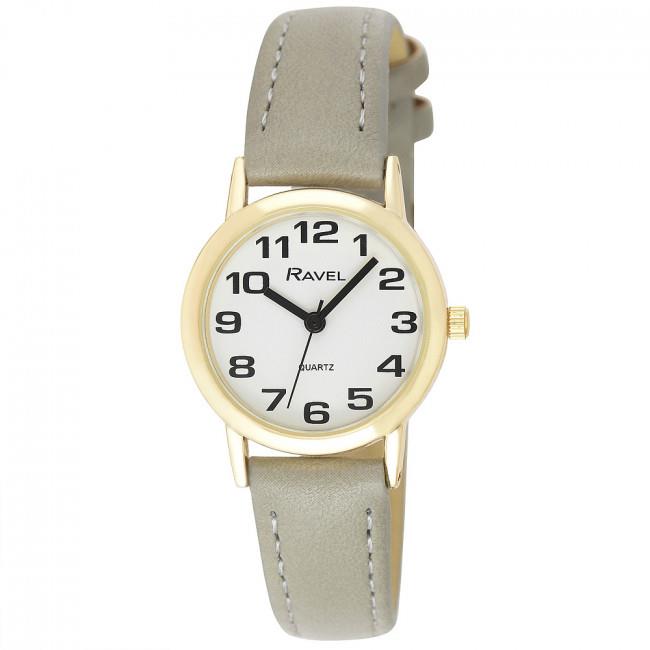 Ravel Ladies Basic Leather Strap Watch R0105L Available Multiple Colour