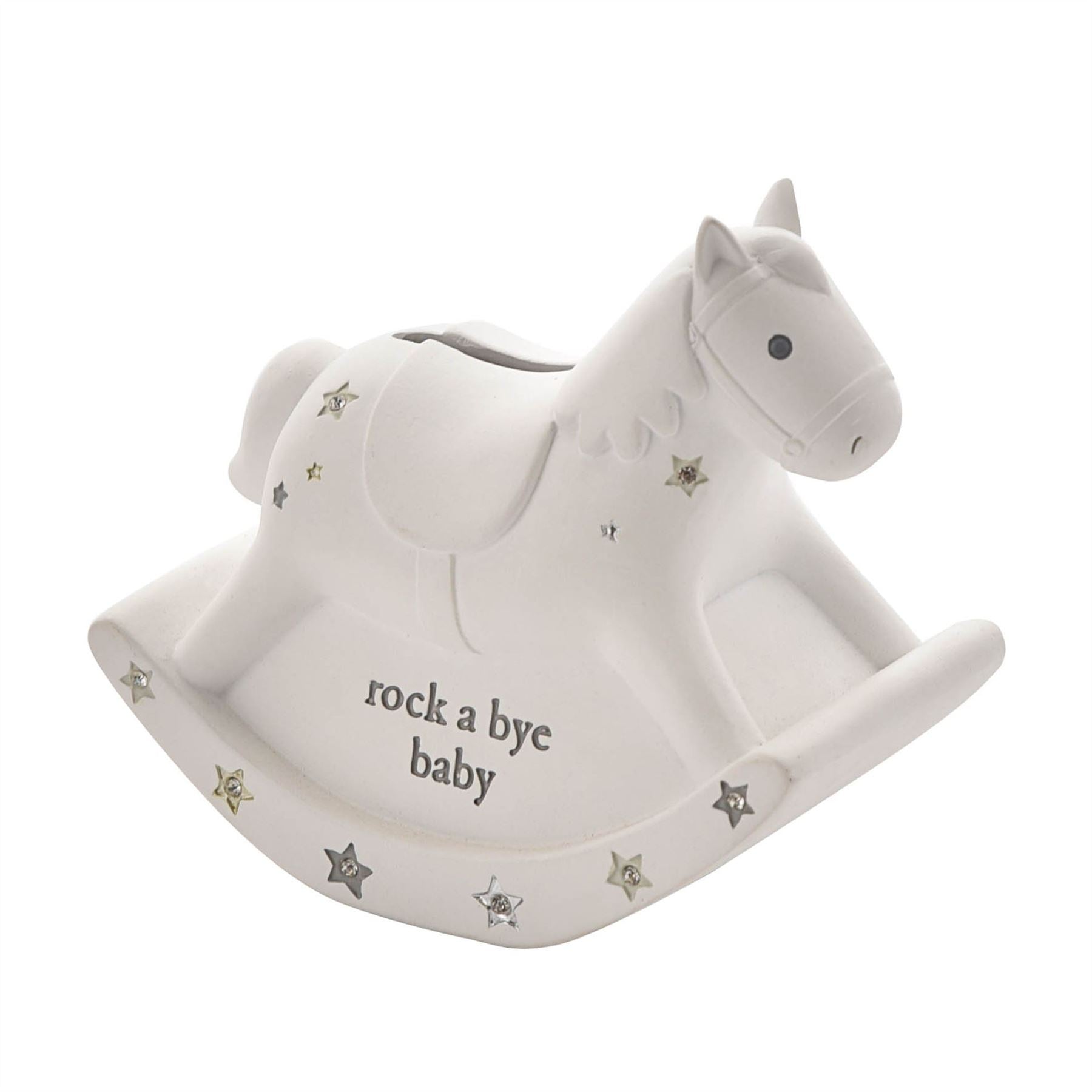 Resin store rocking horse