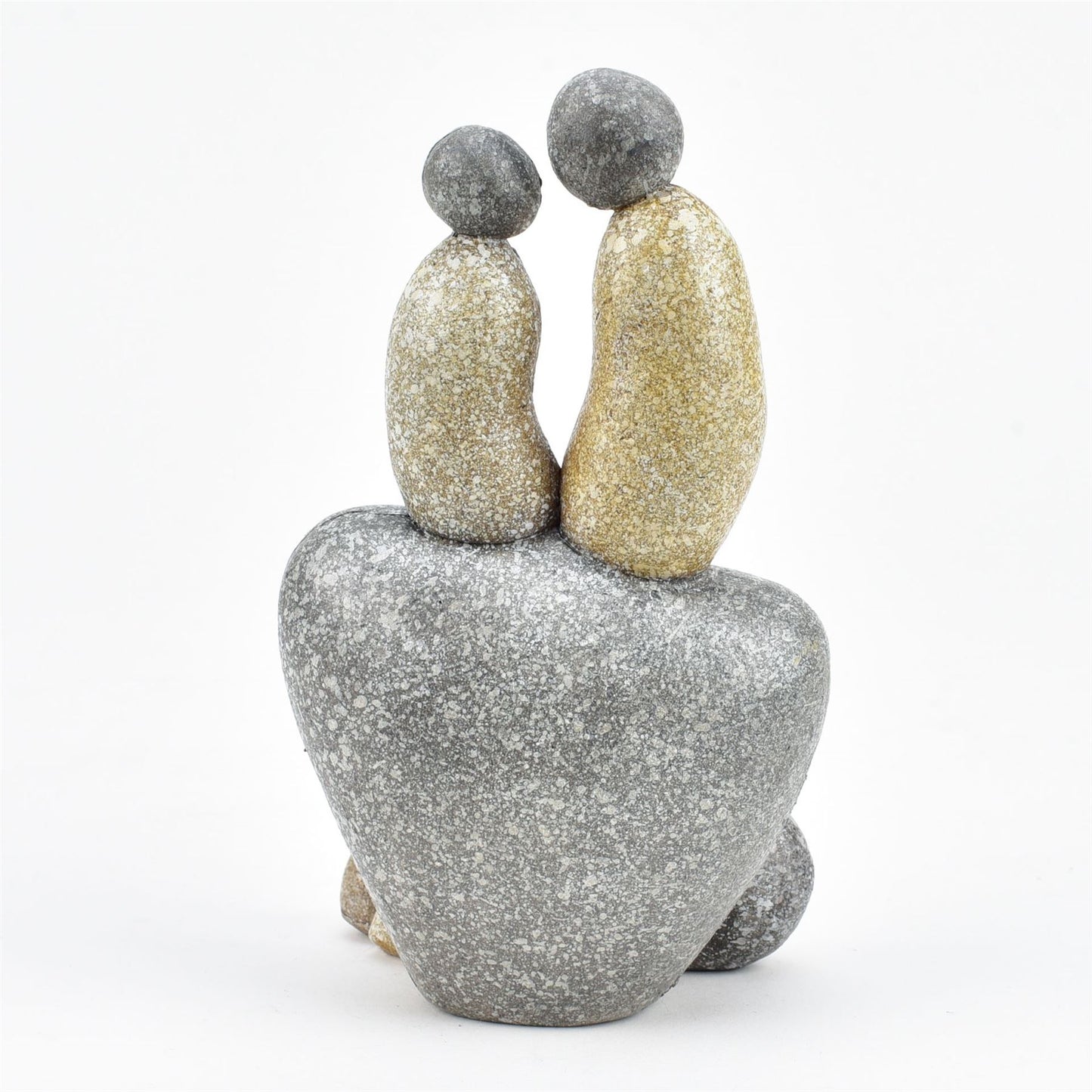 Hestia Pebble Couple Sitting Figurine