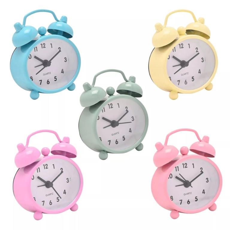 Widdop Hometime Mini Travel Alarm Clock H 70, W 55, D 20mm Available Multiple Colour