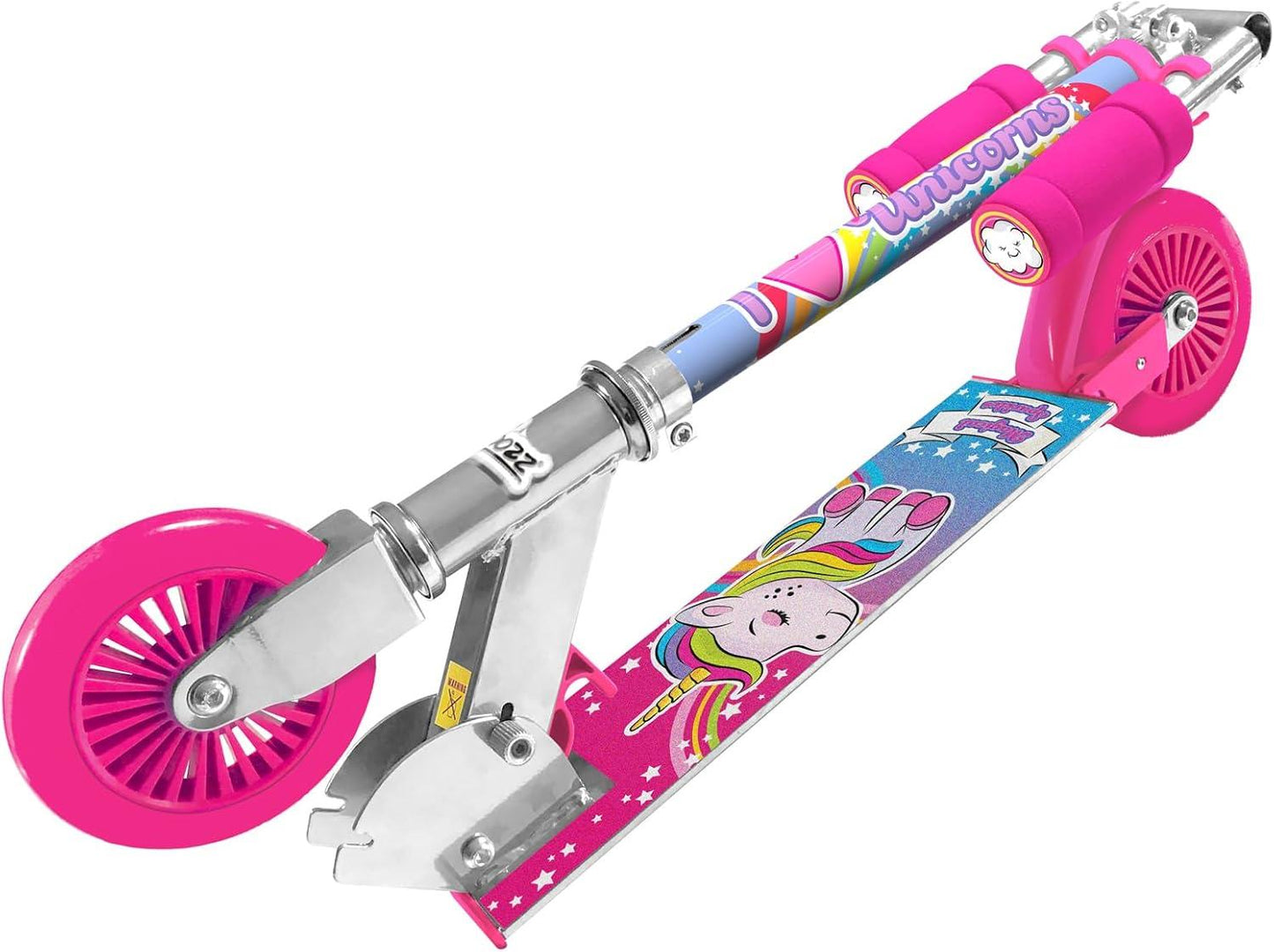Ozbozz 2 Wheel Unicorn Magical Sparkles Scooter Pink SV14713