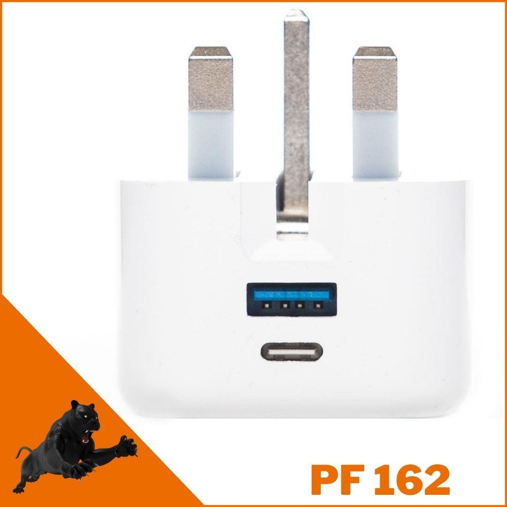 PANTHER FORCE FOLDING PIN 20W PLUG WITH USB-C & USB-A