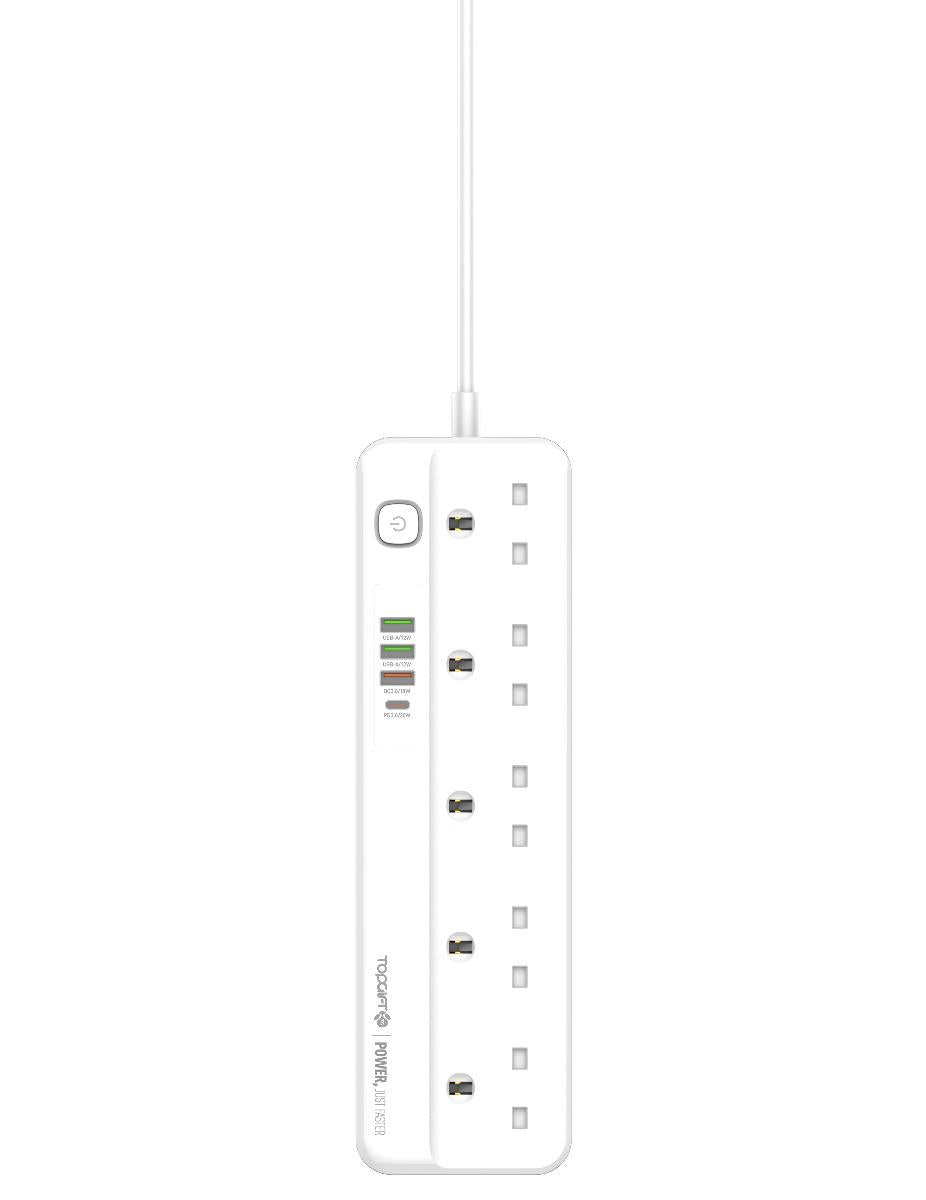 Extension Socket 10A Electric Outlets With USB PD QC3.0 Charging Ports WYEFLUX