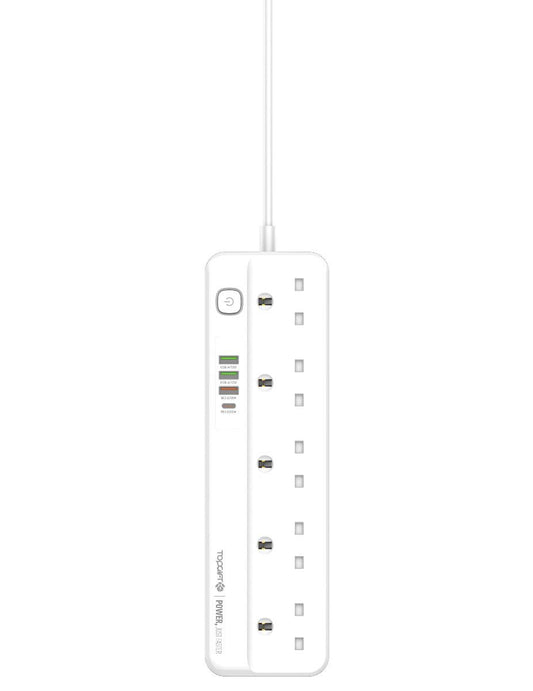 Extension Socket 10A Electric Outlets With USB PD QC3.0 Charging Ports WYEFLUX