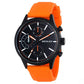 Henley Mens Multi Eye Black Dial With Sports Large Silicone Strap Watch H02222 Available Multiple Colour