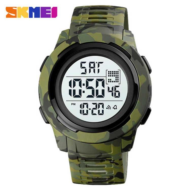 Skmei Mens & Ladies Digital Water proof assorted Model & Colour's Varied Rubber Strap Watch