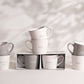 Amore Set of 2 Grey & White Mugs - Love You & Love You More