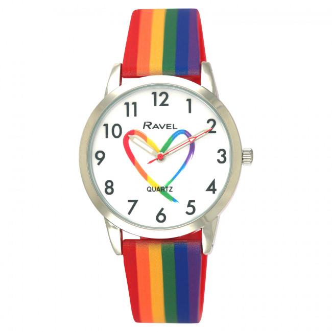 Ravel Children's Sports Pride Matters Silicone Watch R1812M Available Multiple colour