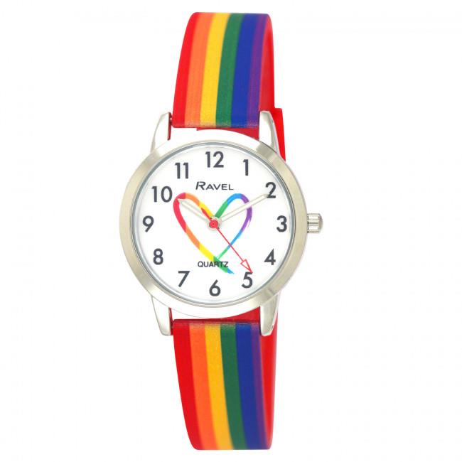 Ravel Children's Sports Pride Matters Silicone Watch R1812S Available Multiple colour