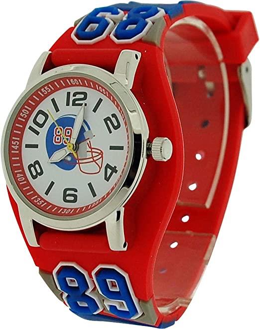Ravel Boys Children's White dial with American soccer helmet motif Watch R1521.10