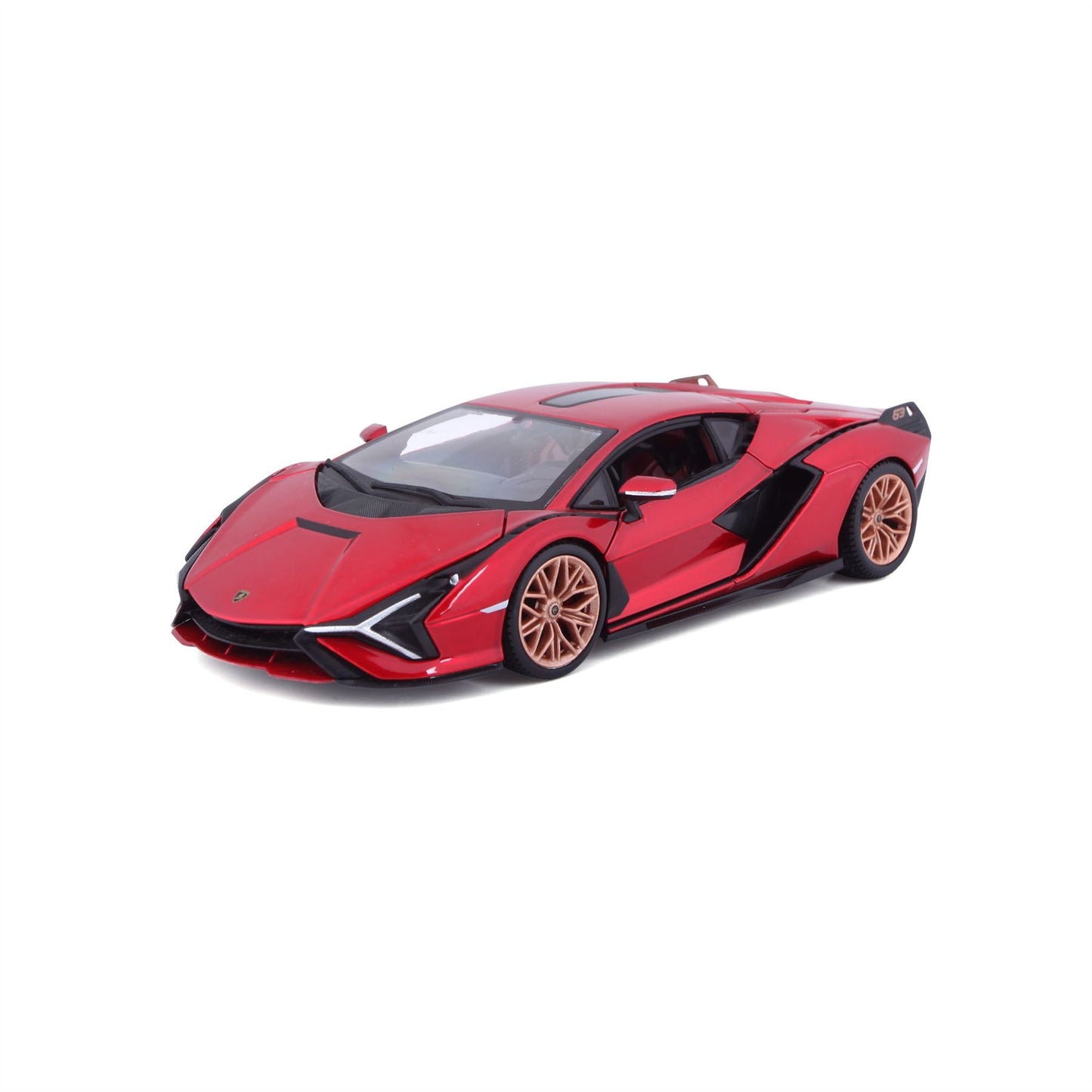 1:24 Lamborghini Sian Fkp 37 Red - Diecast Model car Collectables