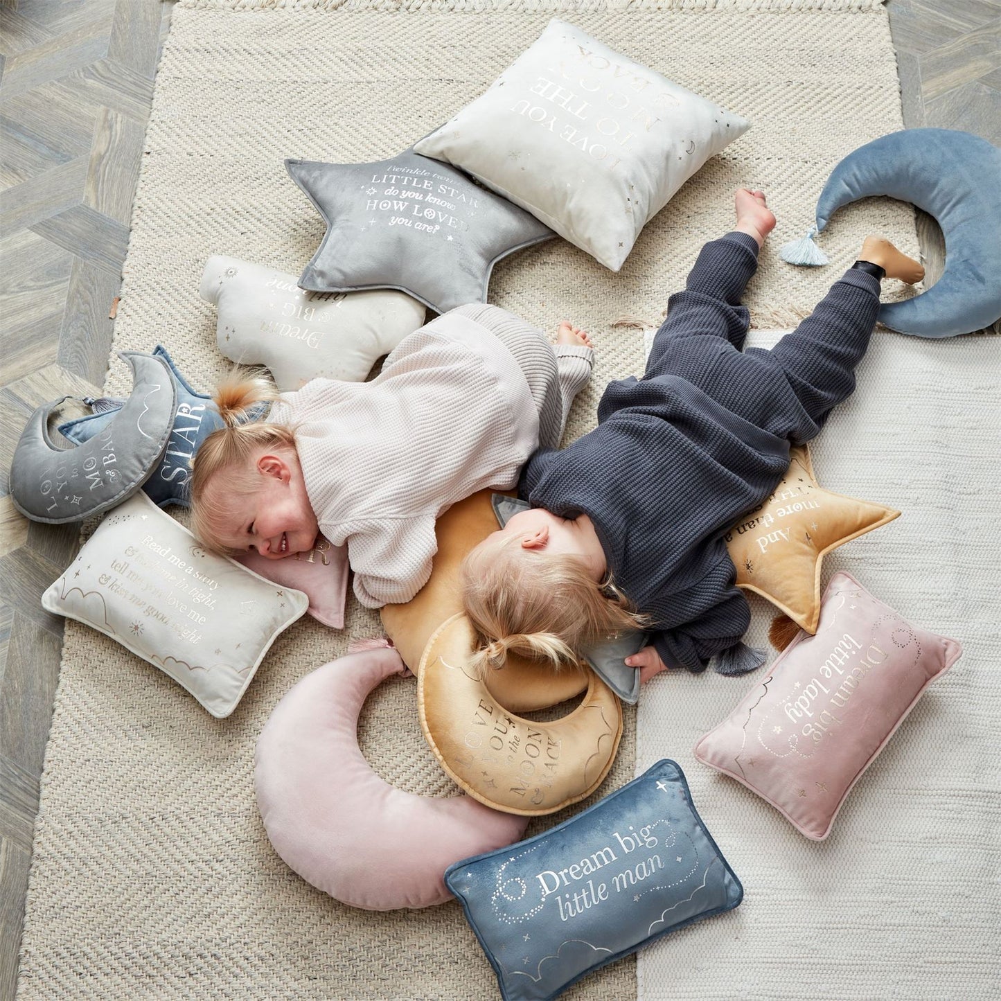 Bambino Velvet Cloud Cushion 35cm