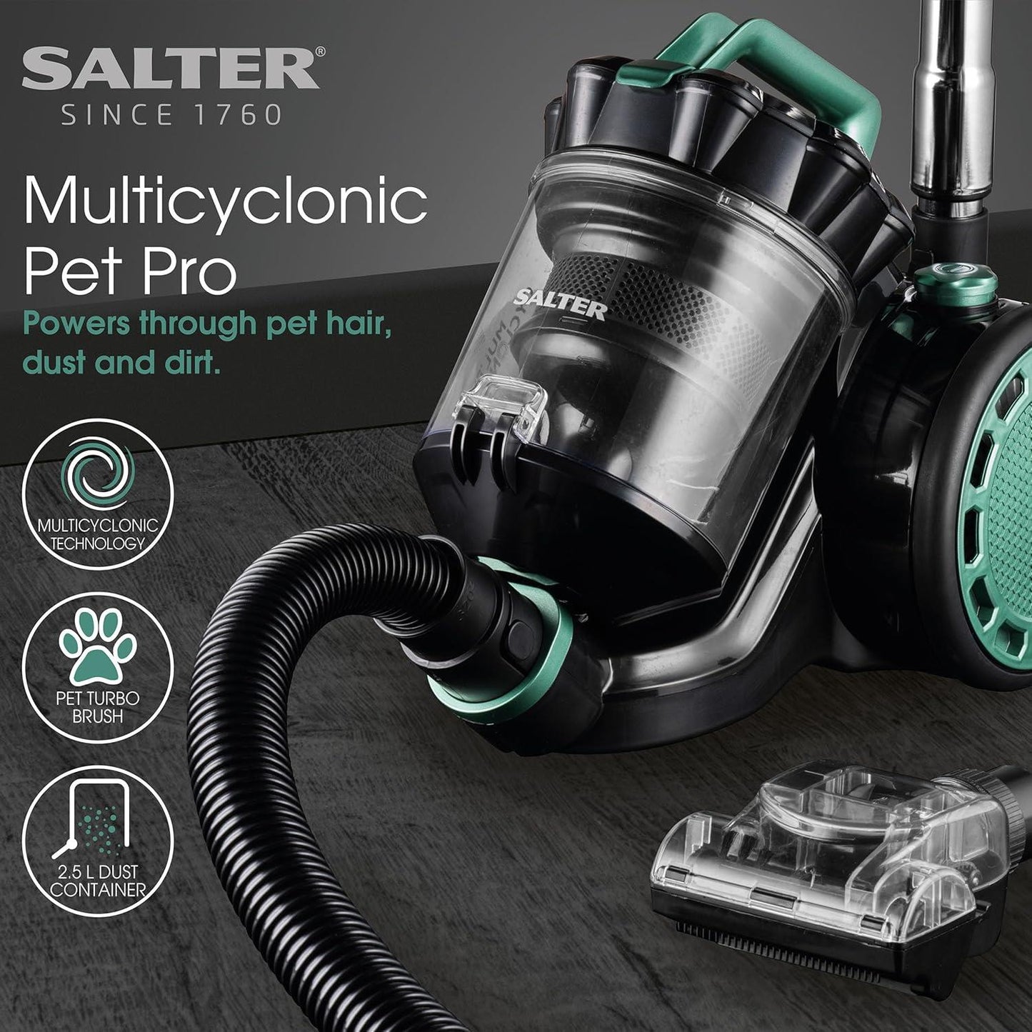 Salter Multicyclonic Pet Pro Vacuum Cleane