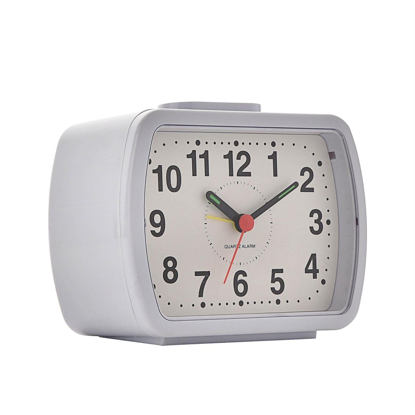 Wm.Widdop Qtz Alarm Clock Bell Oblong Dial Available Multiple Colour