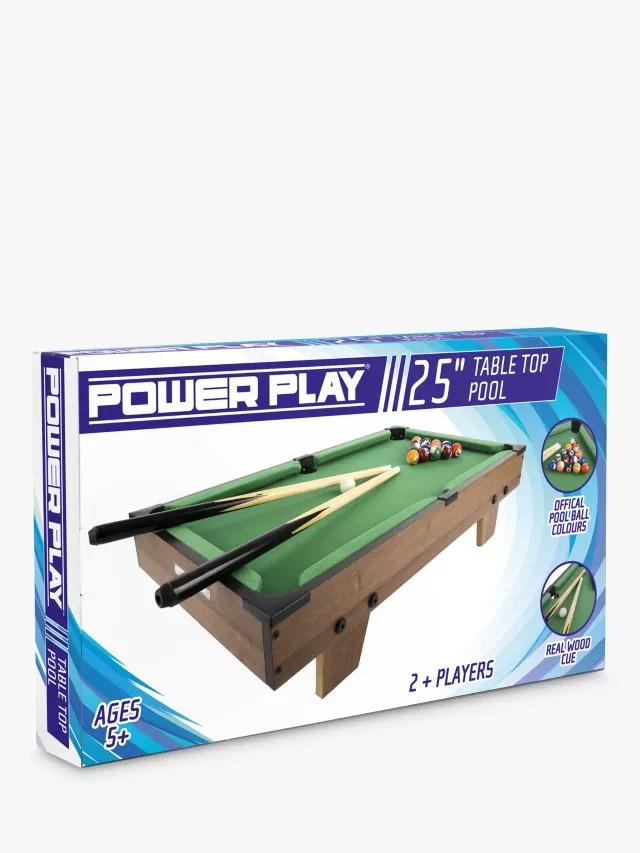 Power Play Table Top Pool Game, 25 Inch